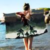 Anime A-Attack On Titan Small Microfiber Blanket Quick Drying Beach Towels Oversized Printing Super Absorbent Pool Towel Blanket