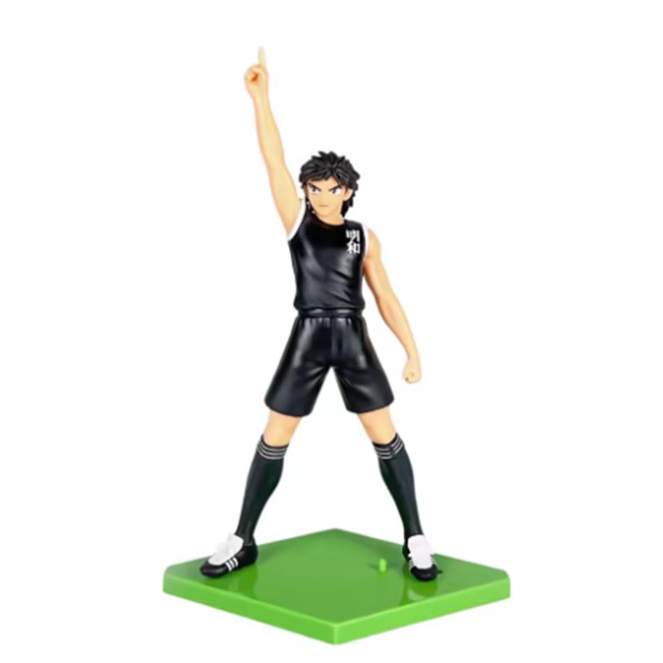 PVC 18cm Captain Tsubasa Anime Figure Ozora Tsubasa Action Figures Hyuuga Kojirou/Wakabayashi Genzou Figurine Collection Model