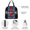 Martinis Race Sportscar Motor Racing Insulated Lunch Bag for Women Kids Portable Food Boxes Thermal Lunch Box Tote