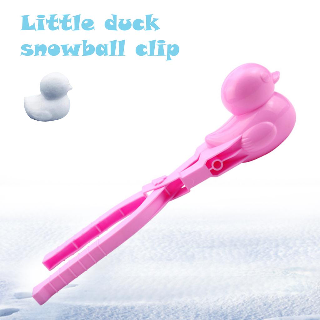 Schneeball Kanone Mit Zange & 3 Bällen - Perfektes Winter Spielzeug Für Schneeballschlachten Bis 20m Reichweite