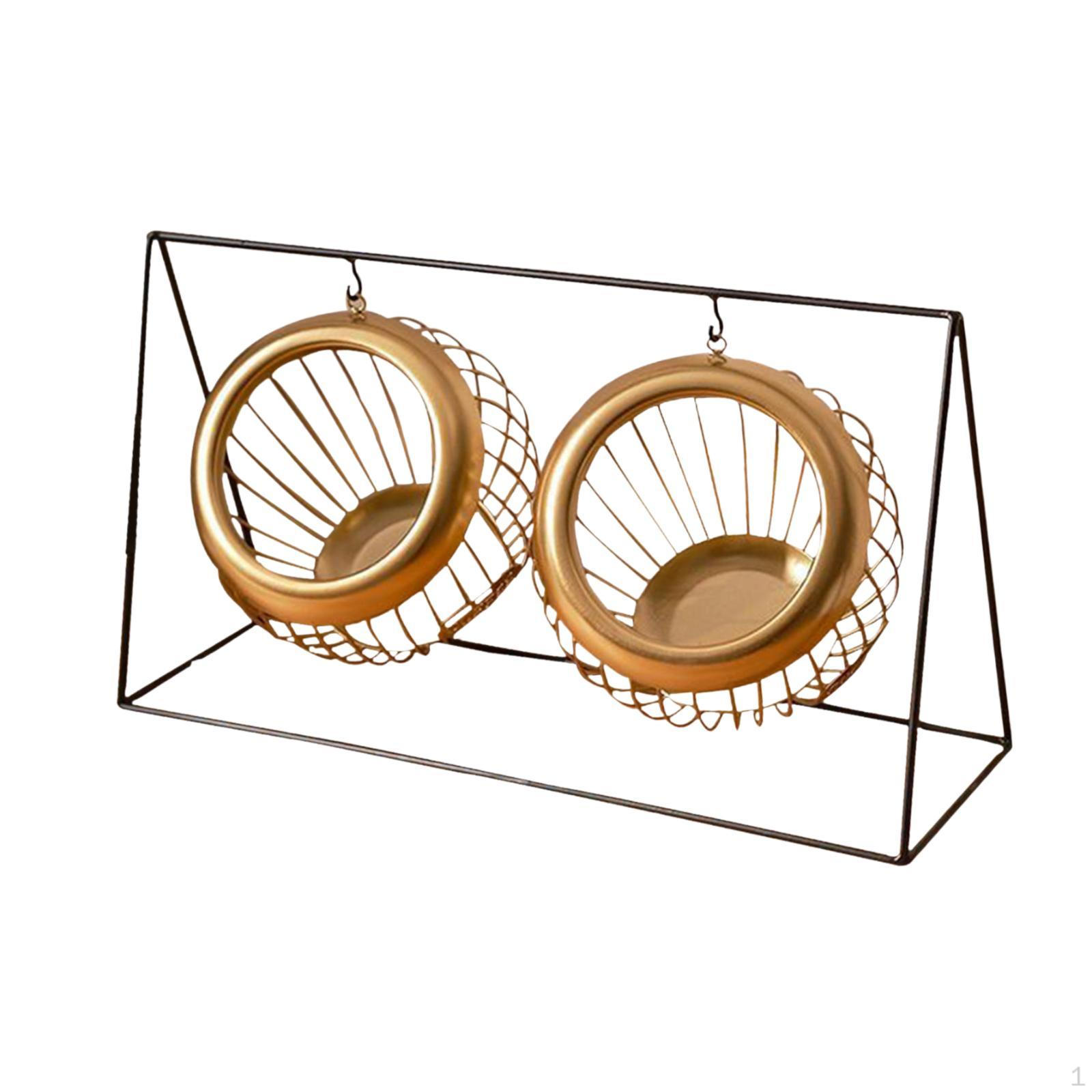 

Держатель для кофейных капсул, многофункциональный эспрессо-капсула с 2 корзинами, контейнер для закусок и конфет, золотой