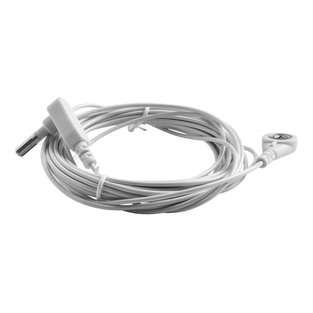 15 Feet Grounding Wire Wellness Toolkit White Grounding Wire Sturdy Materials 15 Feet Length Easy Installation Quick Setup