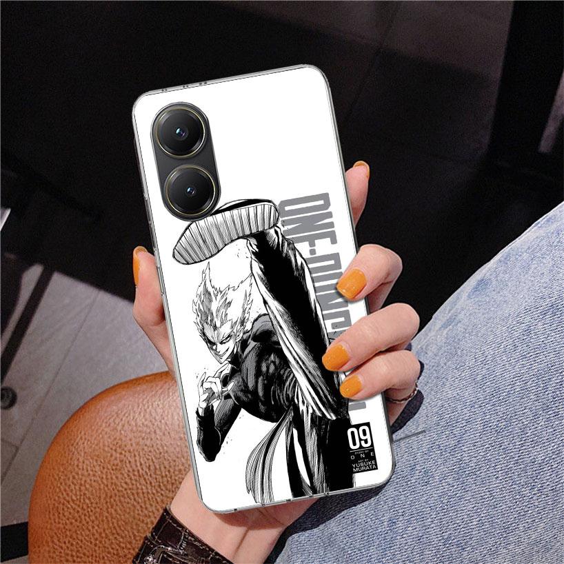 One P-Punch-Man Garou Phone Case For Xiaomi Poco X7 X6 X5 Pro F7 Ultra Redmi 15C 15 13C 13 12C 12 10 10A 10C 9 9A 9C 9T Cover Po