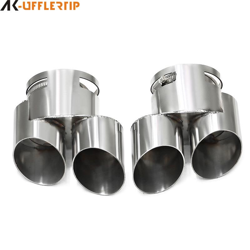 Original Add-on Muffler Tailpipe for BMW X5, X6, X7 G05, G06, G7 - Easy Non-destructive Installation