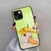 Cartoon Duck Goose Phone Case For IPhone 18 Pro Max 17 Pro 16 15 14 Plus 12 13 11 Shockproof Glass Cover