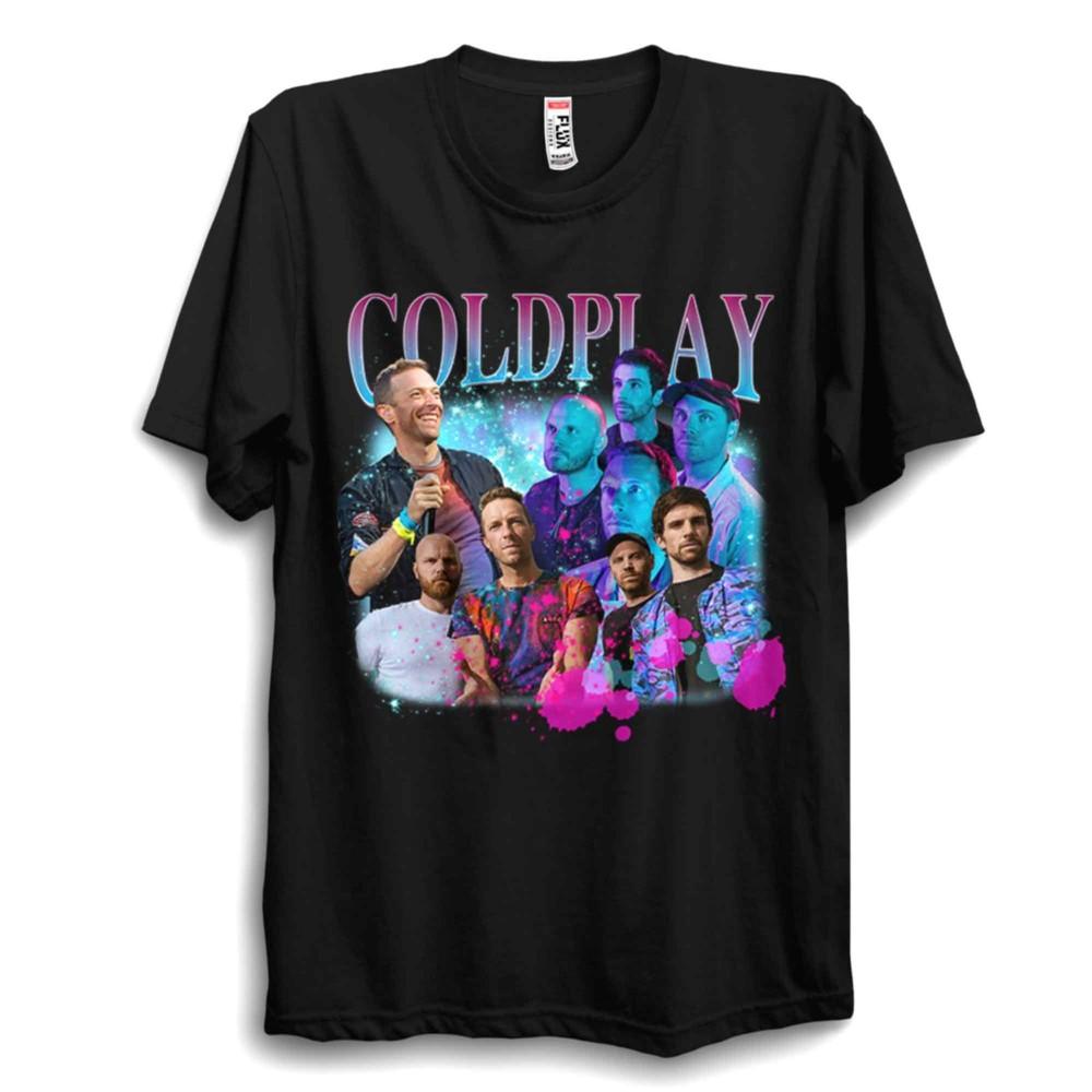 

Vintage Cold. Play Inspired T-Shirt Kids Adults World Tour Music Spheres Fan Tee L