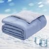 Deconovo Cooling Blanket Summer Quilt - Blue 140cm x 190cm