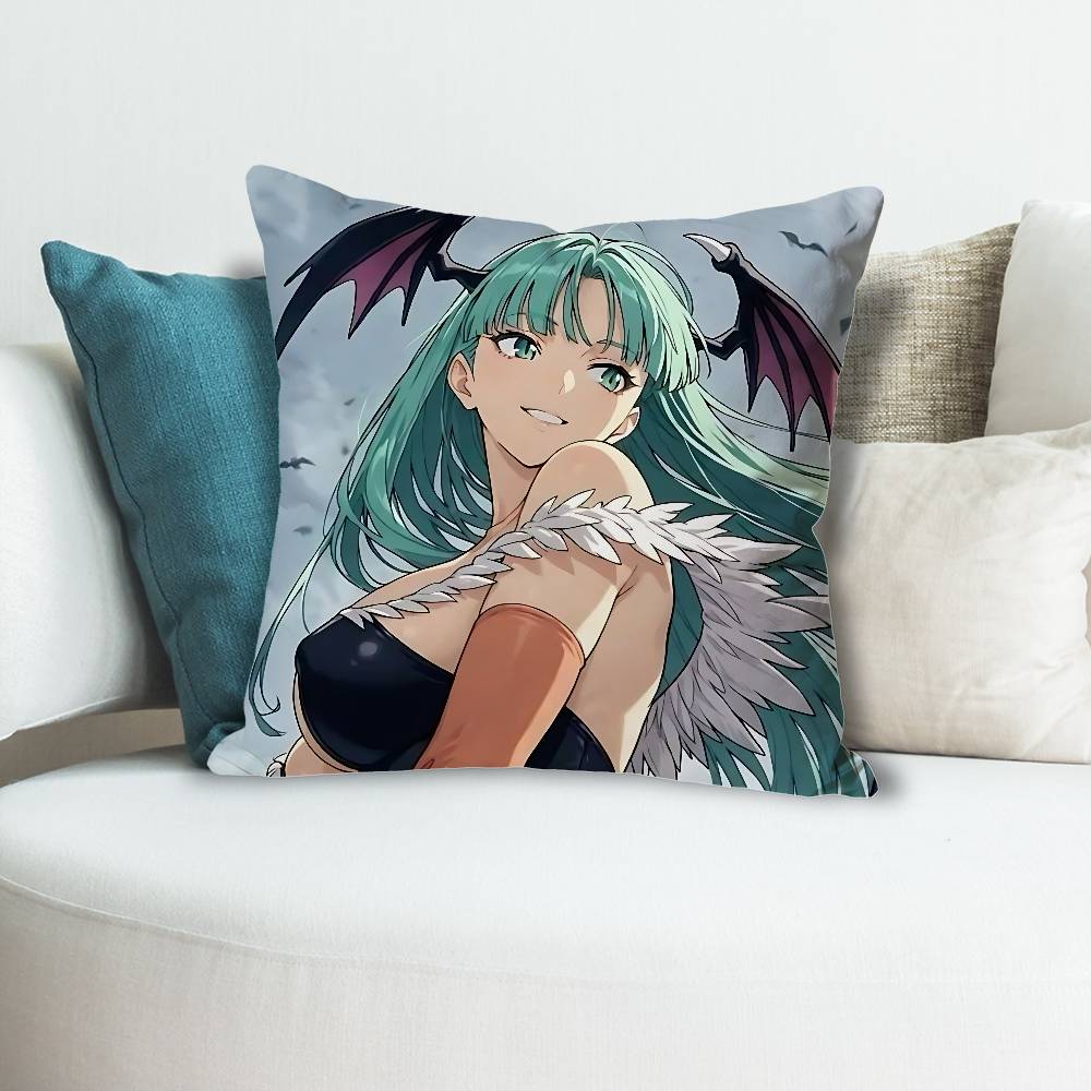 MMorrigan AAenslands Anime Celebrity Merchandise AllMatch Printed Pillow Case Sofa Car Office Room Decoration Protector