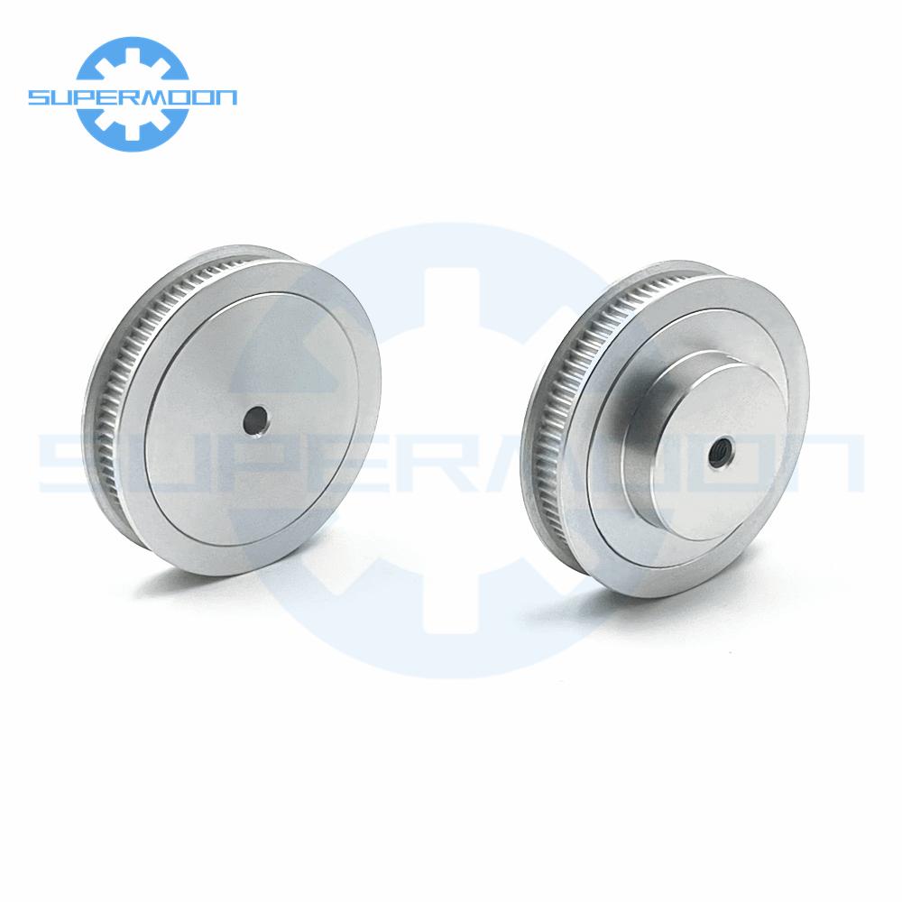 2GT 60 teeth Timing Pulley Bore 5-15mm Belt width 6/10/15mm GT2 Aluminum Alloy Pulley Transmission Components 3D Printer Parts