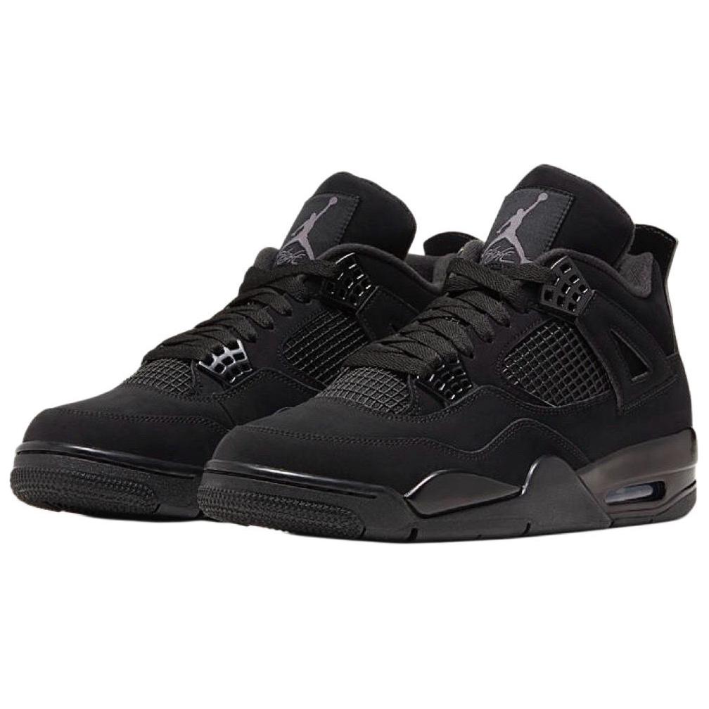 Air Jordan 4 Retro Black Cat 2025 Unisex Sneakers Light-Graphite FV5029-010