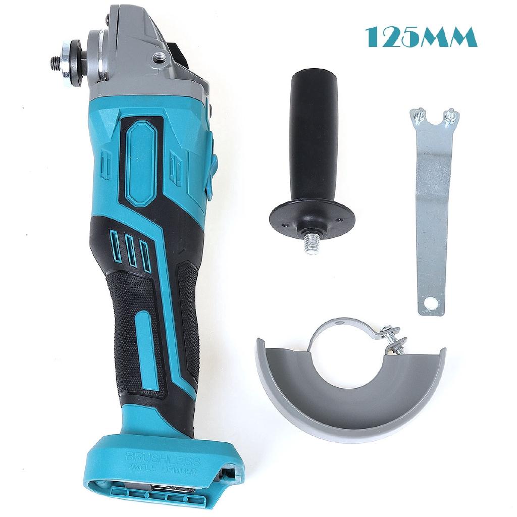 800W Digital 125mm Brushless Cordless Impact Angle Grinder No Battery DIY Power Tool Cutting Machine Polisher For 18V Battery