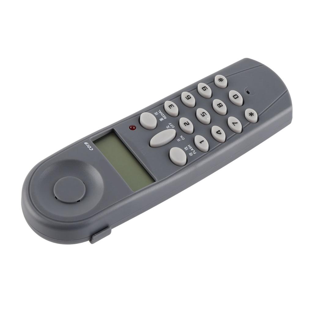 Wall Telephone Noise Cancelling Last Number Redial Corded Hanging Landline for Home Office
