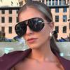 Nuovi Occhiali da Sole Rotondi alla Moda per Uomo Donna Montatura Lusso Retro Doppio Ponte Lenti UV400 Occhiali