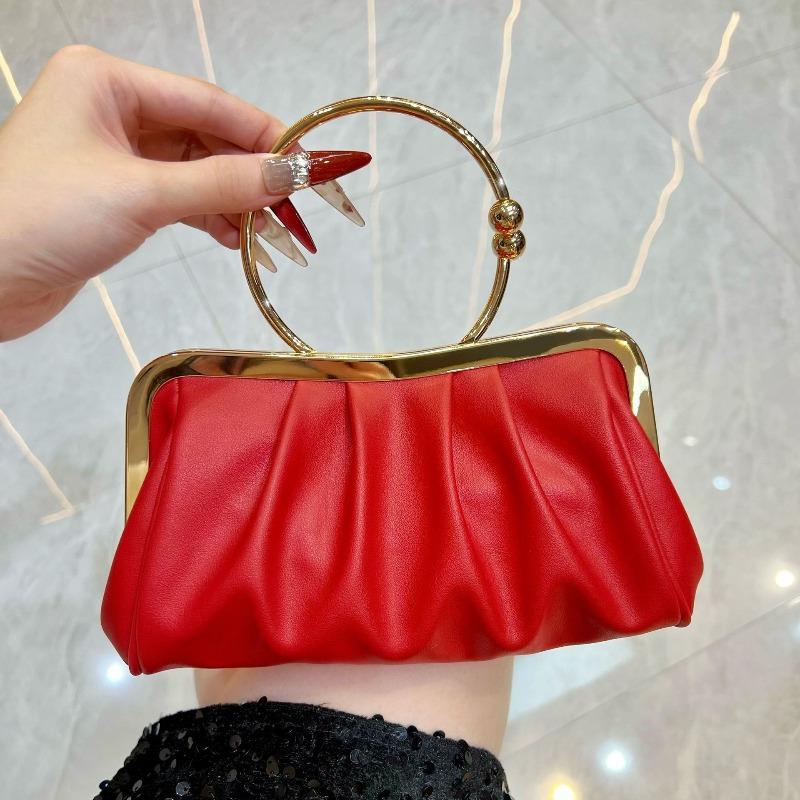 

Сумка через плечо - Вечерняя сумочка - Модная женская сумка на одно плечо - Сумка для официальных банкетов красный
