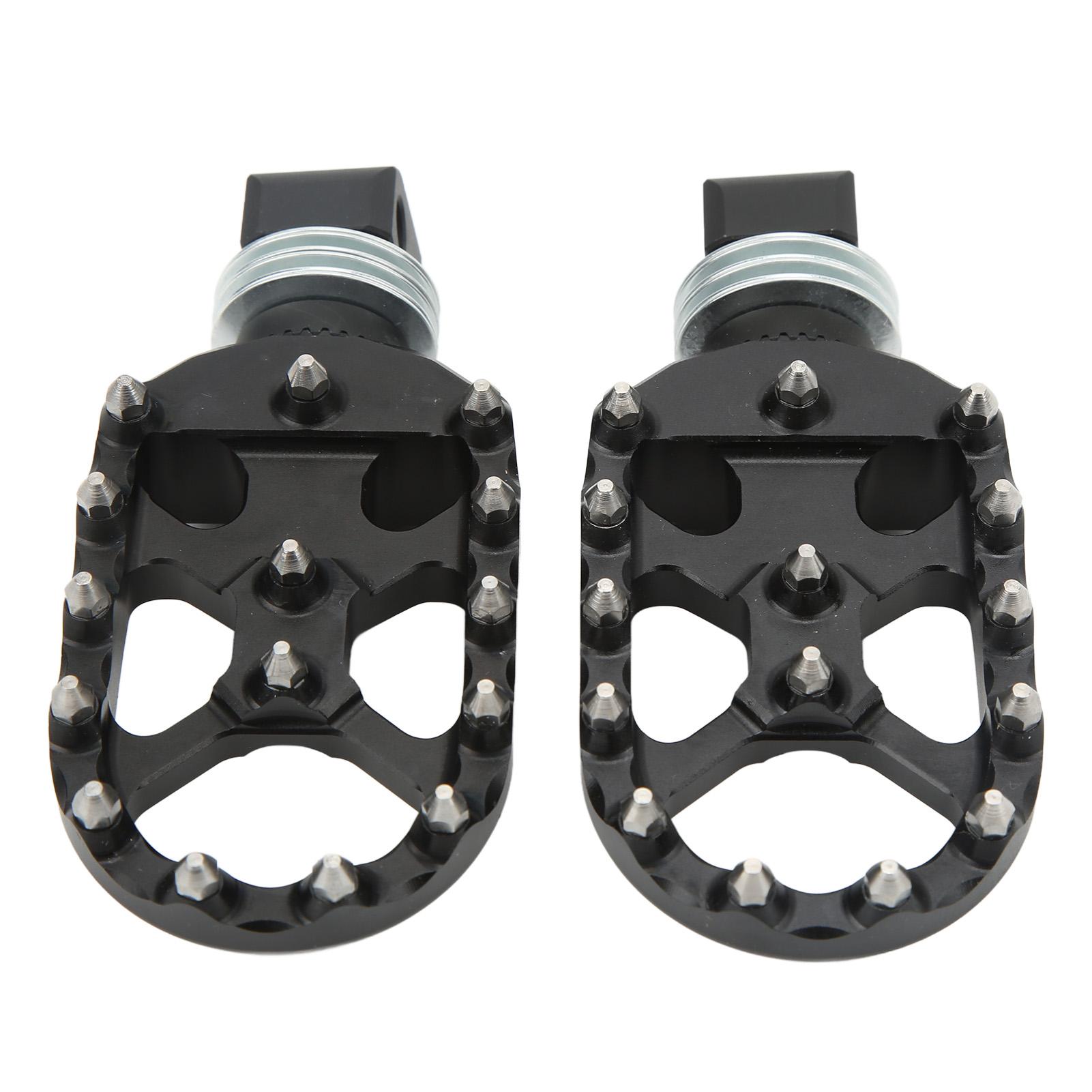 2pcs Motorcycle Foot Pegs CNC Aluminum Passenger Foot Pedals for R1200GS LC Adventure 2014 to 2019 Silver