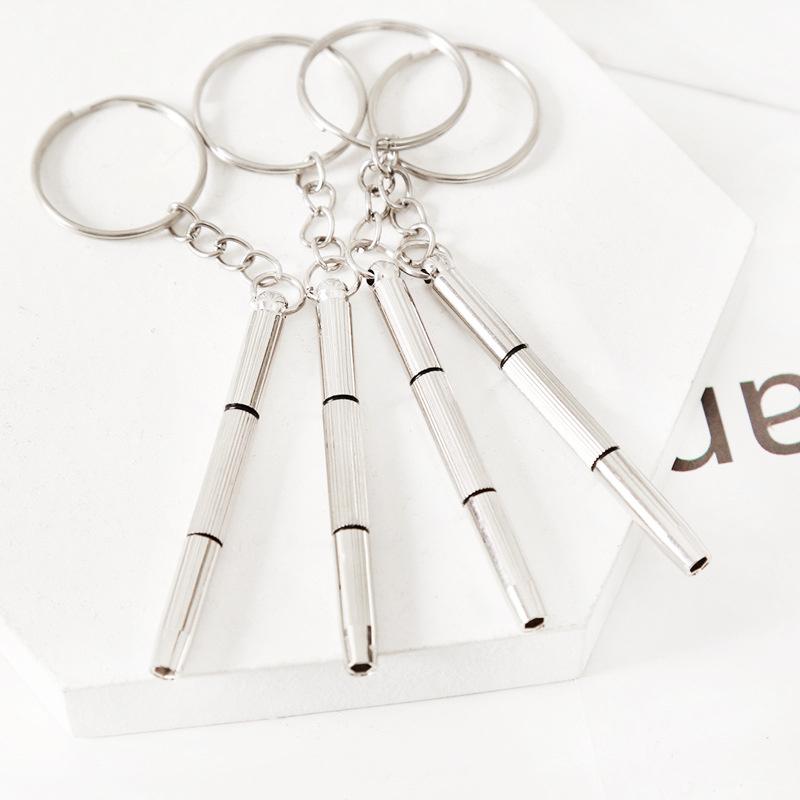 Portable 3 In 1 Double-head Multi-function Mini Stainless Steel Screwdriver Glasses Watch Repair Tool Gadget