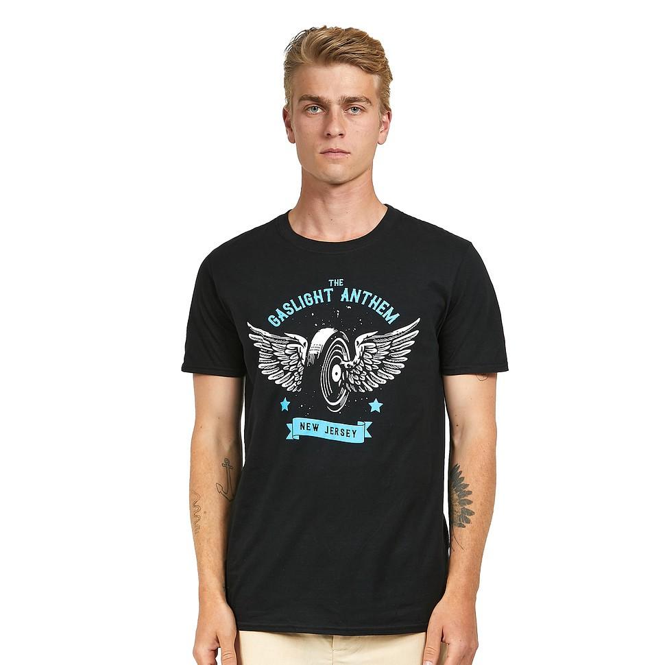 The Gaslight Anthem Winged Wheel T-Shirt Black M