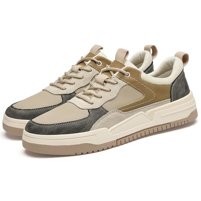 

Мужская обувь из натуральной кожи в британском стиле, трендовая удобная повседневная обувь, мокасины, мужская обувь на плоской подошве 45 песочный