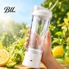 Electric Fruit Mixer with USB Rechargeable Battery Portable Blender Cup, Fast Charging Personal Size Juicer, 600ml Capacity, Detachable Travel Juicer