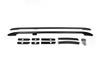 Roof Rails OmsaLine Solid (2 Pcs, Black) Short Base for Ford Connect 2014-2021