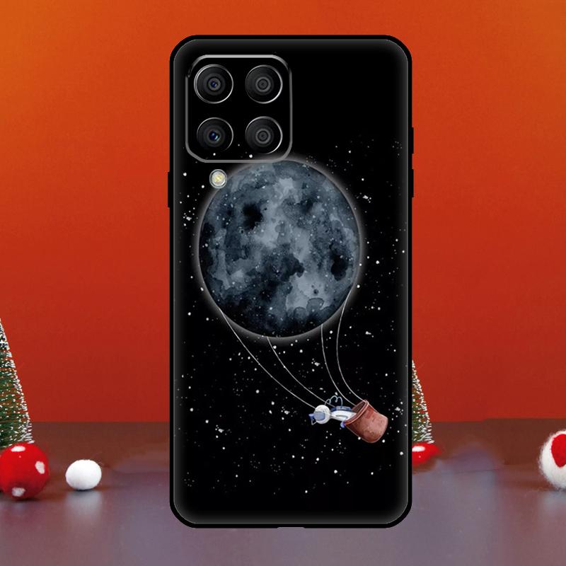 Magic Space Moon Planet For Samsung Galaxy M06 M16 M14 M34 M54 M11 M21 M31 M13 M33 M35 M53 M55 M15 M12 M32 M52 Case
