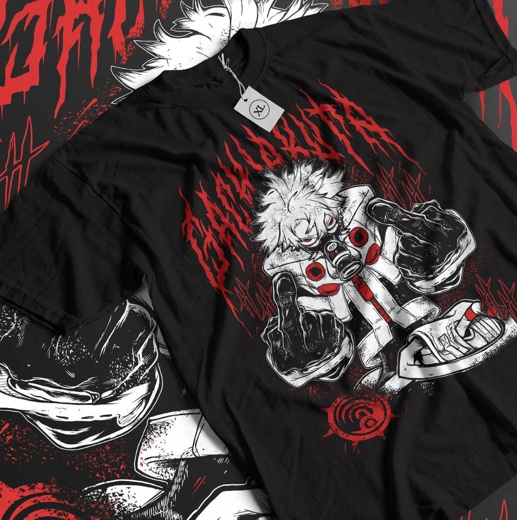 Gachiakuta T-Shirt, japanisches Manga-Anime-Shirt, alle Größen, Baumwolle, Herren, Oversized, Hip-Hop-Streetwear, hochwertige Herrenbekleidung, Kurzarm