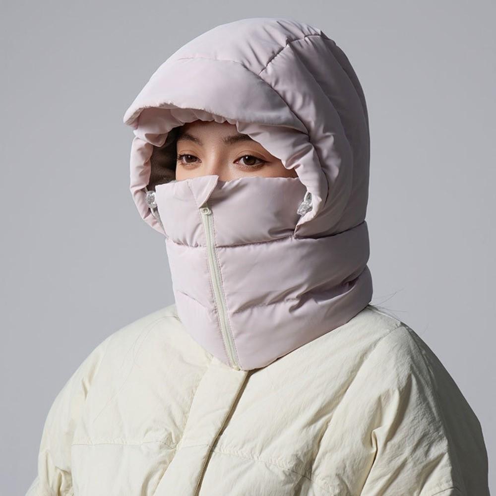 Cold Resistant 3-in-1 Winter Cycling Hat Windproof Lei Feng Hat Warm Scarf Face Mask  Outdoor