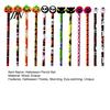 Pumpkin Pencils 12 Pcs Halloween with 3D Skull Ghost Cat Erasers, Smooth Writing Wood Bulk for Goodie Bags, School Classroom Rewards Supplies Seasonal
