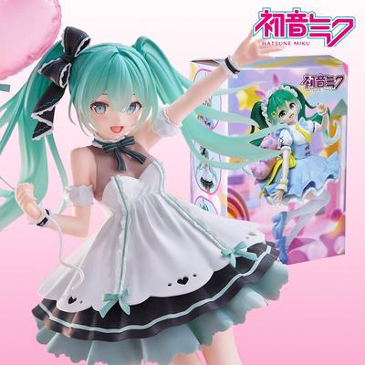Original  Hatsune Miku Birthday Party  Amp Figurine Ver. Anime Action Model Collectible Toy Good Gifts Present For Kids