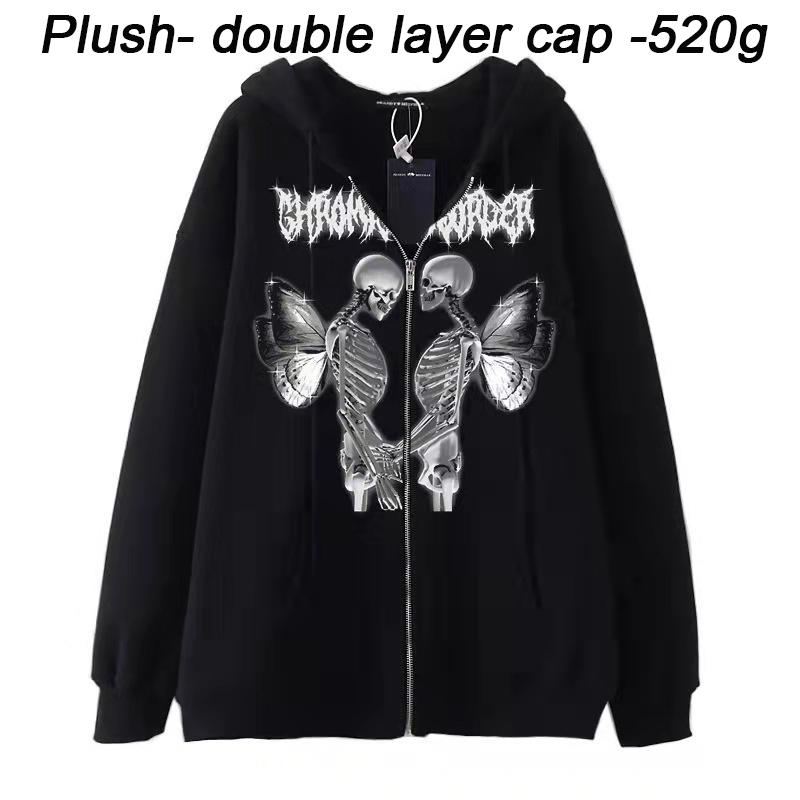 Mikina Y2k Oblečení Mikiny Ženy Oblečení Streetwear Móda Ležérní Vintage Podzimní Kabáty Vetement Femme