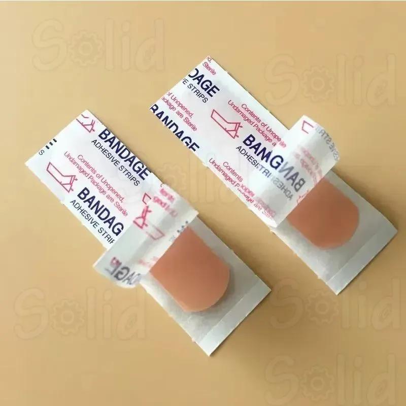 100/200PCS Waterproof Breathable Adhesive Bandages, Sterile Wound Care Plasters for Cuts, Scrapes, Blisters and Minor Injuries