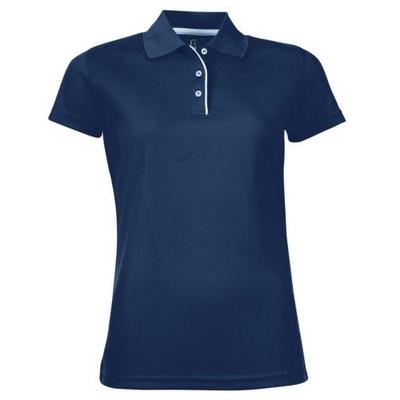 Damen/Damen Performer Kurzarm-Pique-Poloshirt