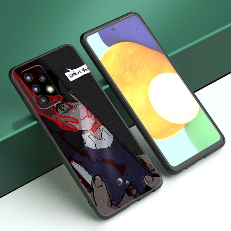 Omori Game Fanart Phone Case For Samsung A04 A21 A30 A50 A52 S A13 A14 A22 A23 A32 A53 A73 5G A11 A12 A31 A33 A51 A70 A71 A72