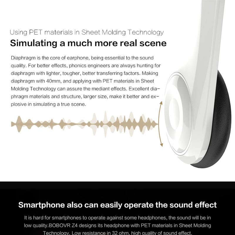 Bobo VR Bobovr Z4 Гарнитура виртуальной реальности 3D Gerceklik Google Картонные очки — фото 10