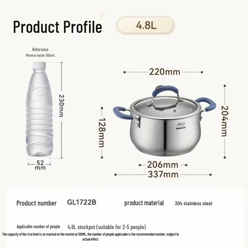 Aishida C-Taste Dailishe 304 Stainless Steel Multi-Cooker