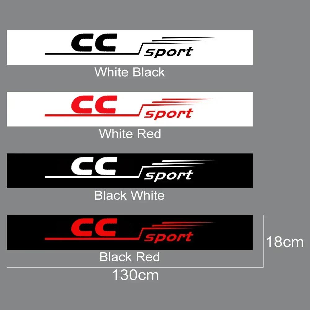 Car Exterior Front Window Sticker Windshield Sport Decals for Volkswagen VW CC Emblem Logo Vinyl Film Waterproof Accessories uj89