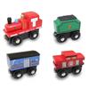 Wooden Magnetic Train Toys Railway Vehicles Track Trains Car Railway Tracks Train  Educational Toys
