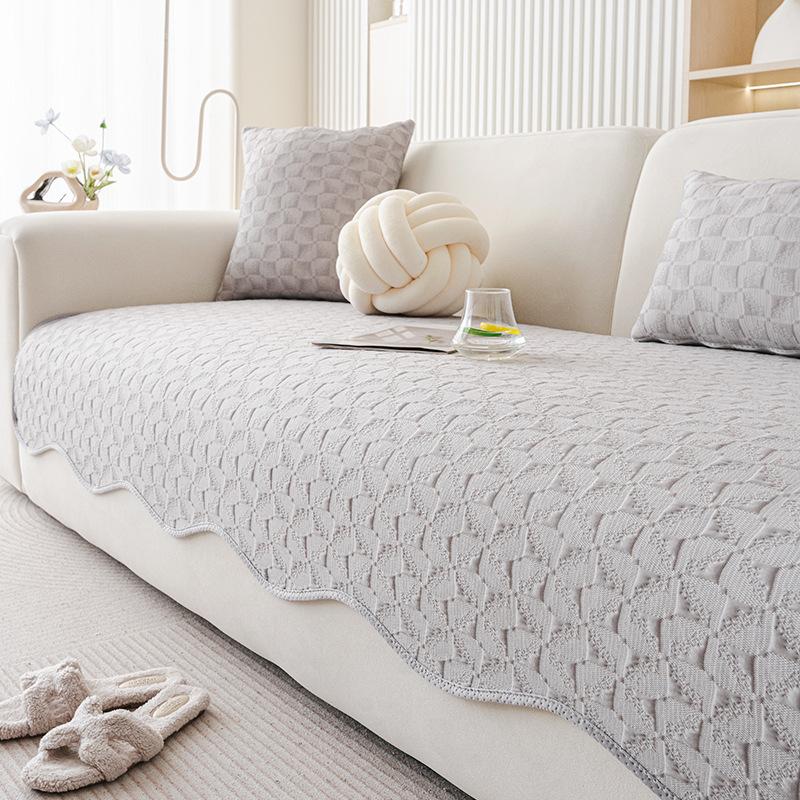 Modern Simplicity  Summer New Special-Shaped Cool Bean Sofa Cushion Advanced Sense Non-Slip And Breathable One-Piece Cover
