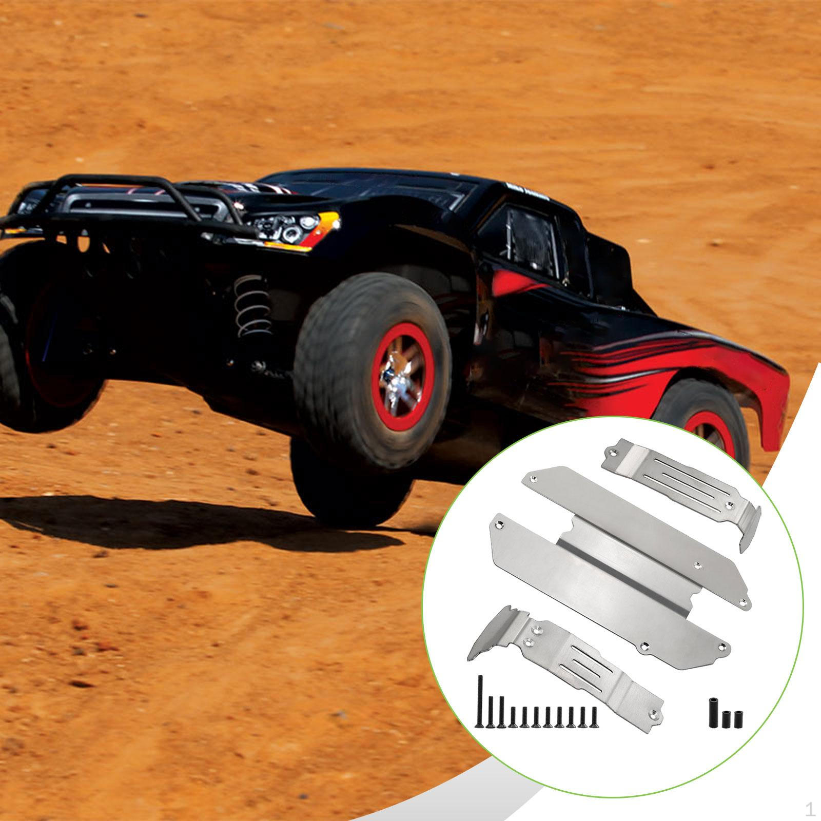 

3Pcs Underbody Guard Set Bolt on Upgraded 108164-1 for Mini 4x4 1: 16 RC Crawler , Rugged