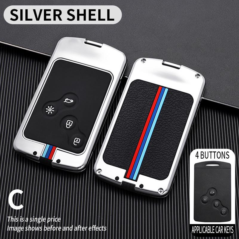 Metal Key Case for Dongfeng Renault Koleos, Kadjar, eNuo, Kolebin