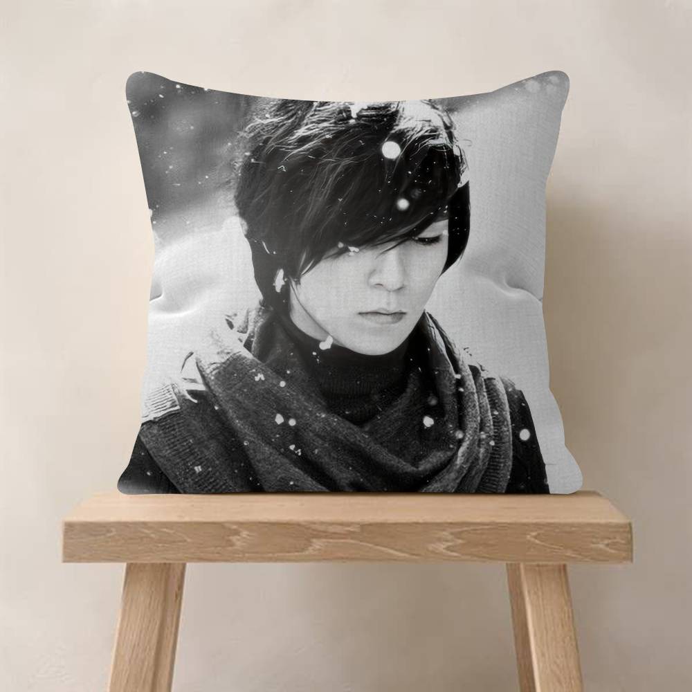 TTop Singer Choi Seunghyun  Pillow Gifts Home Office Furnishings Bedroom Sofa Car Cushion Cover case 45x45cm
