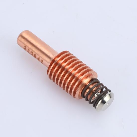 5Pcs 220842 Torch Electrode Small Wear-resistant Welding Torch Equipment Mini Plasma Electrode Consumable Kit for Cutting Carbon Steel