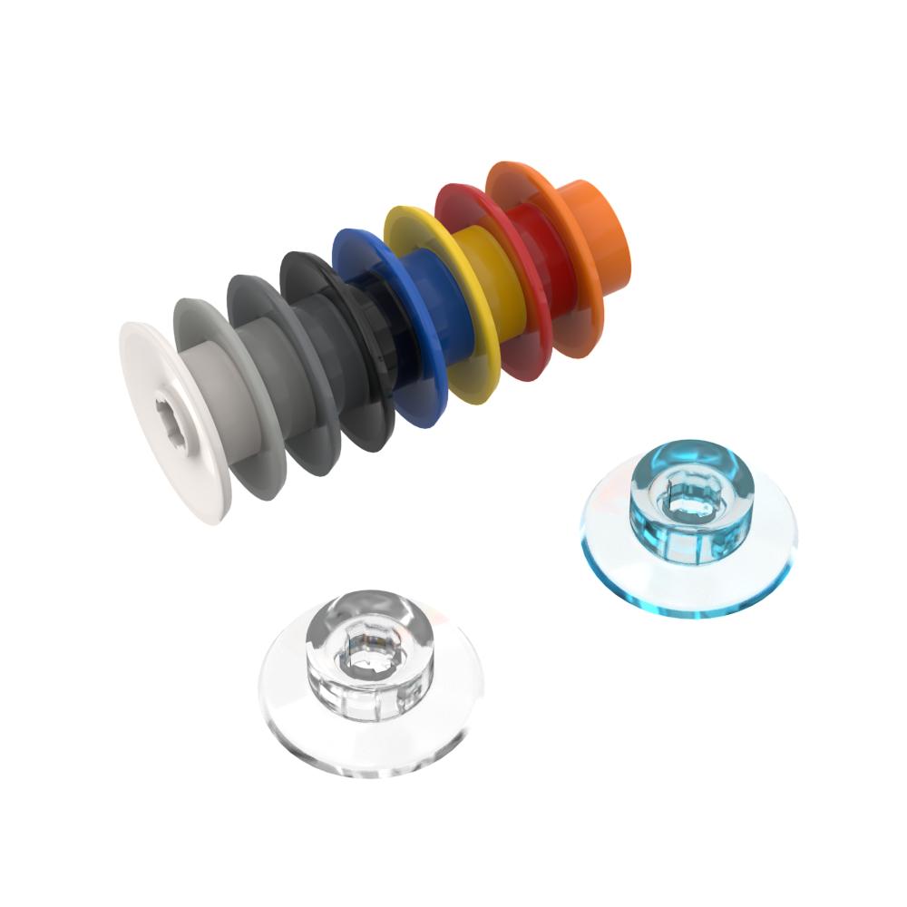 Rainbow Pig MOC Parts 50254 High-Tech 5x14mm Train Wheel Small for Building Blocks Parts DIY Construction Christmas Gift Toys
