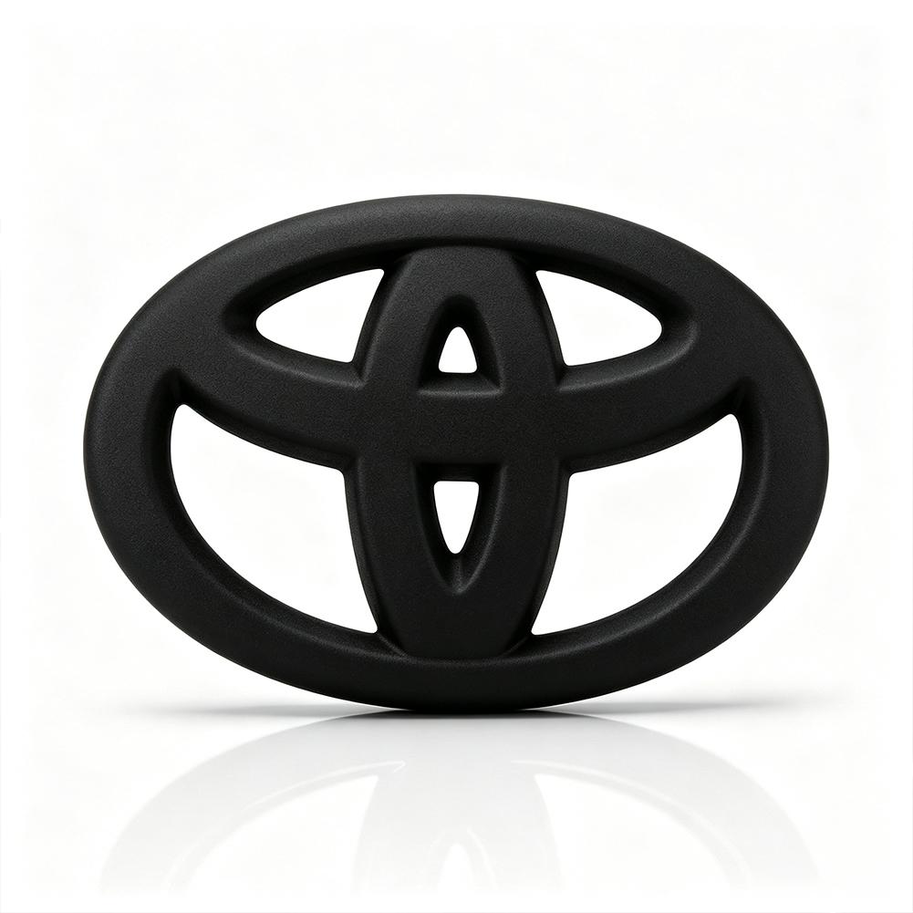 1Pcs Toyota ABS Steering Wheel Emblem Sticker Interior Modification Badge For Toyota Hilux Corolla RAV4 Camry Highlander Yaris