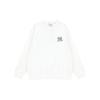 MLB New York Yankees FW22 Solid Color Logo Printed Sports Crewneck Sweatshirt Unisex sweatshirt White 3AMTM0124-50IVS