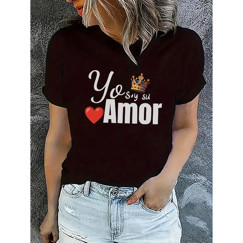 

European sizes Women s High-Elastic Short-Sleeve T-Shirt - Soft Round-Neck Casual Blouse with Stretch Fabric, All-Season Versatile Wear for Gym 4XL чорний