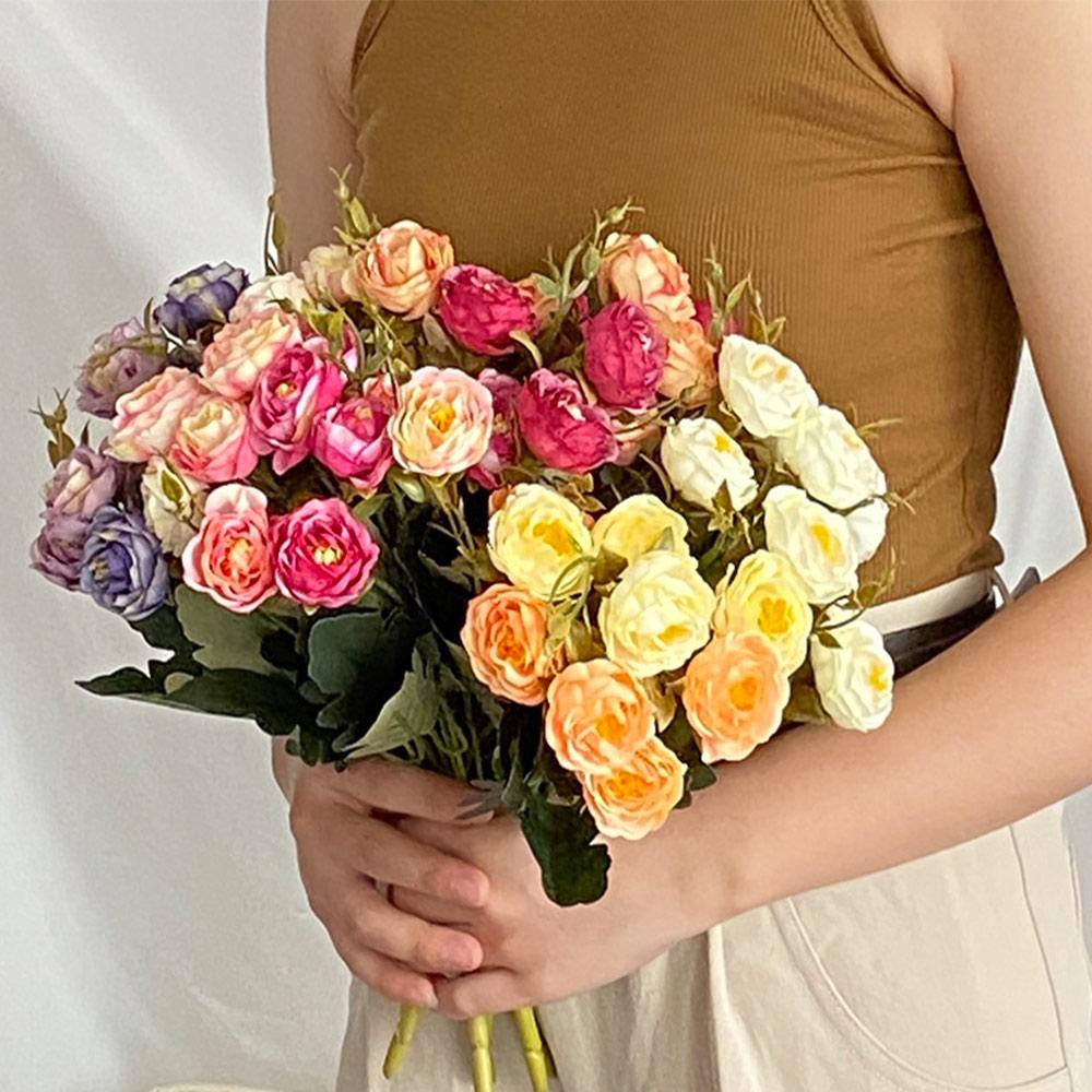 

Outdoor Bouquet Garden Crafts Flower Accessories Artificial Flowers Wedding Decoration Fake Flowers