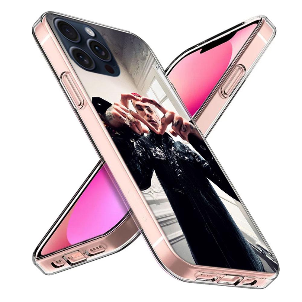 Rapper Sfera Ebbasta Clear Phone Case For Iphone 17 Air 16 Pro Max 15 Pro 14 Plus 17E 16E 11 13 12 Mini Cover Cases Fundas Cell