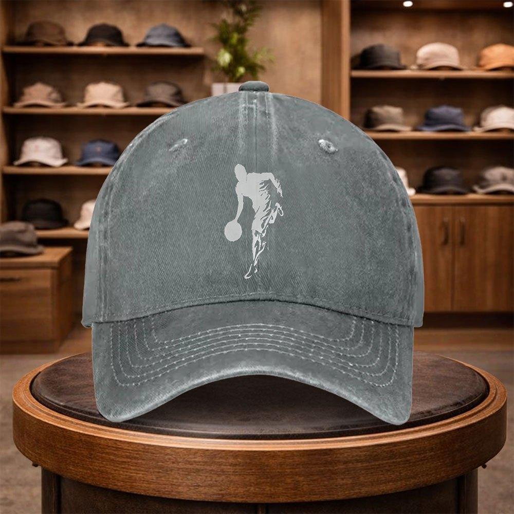 A Basketball Player Printed Baseball Cap Casual Duckbill Hat Stylish Headwear Adjustable Outdoor Cap Suitable for All Seasons