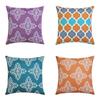 Solid Color Waterproof Cushion Cover Pillow Case For Outdoor Home Decor 16" To 24